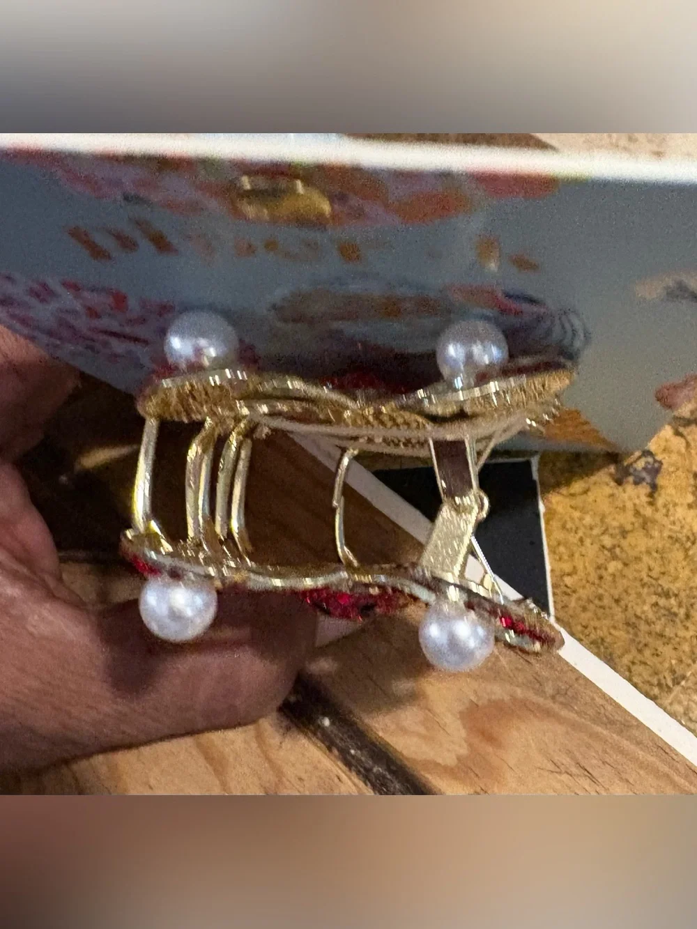 🦞 Piper K Rhinestone Lobster Hair Claw Clip – NWT